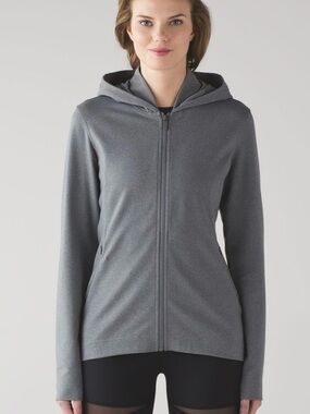 Lululemon Women's Grey Hooded Wander Jacket